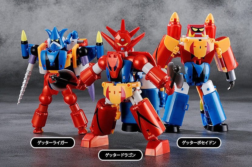 Getter Robo G set 3 figurines Dynamic Change Getter Robo G 13 cm