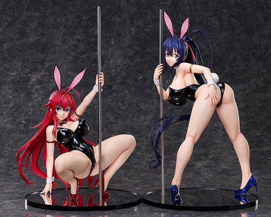 High School DxD HERO figurine PVC 1/4 Akeno Himejima: Bare Leg Bunny Ver. 2nd 41 cm