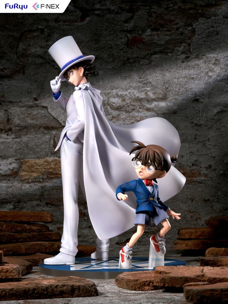 Détective Conan F:NEX statuette PVC 1/7 Conan Edogawa & Kid the Phantom Thief 29 cm