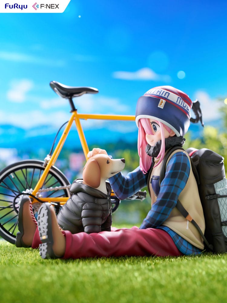 Laid Back Camp F:NEX statuette PVC 1/7 Nadeshiko Kagamihara 13 cm