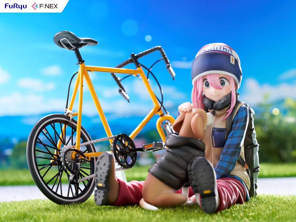 Laid Back Camp F:NEX statuette PVC 1/7 Nadeshiko Kagamihara 13 cm