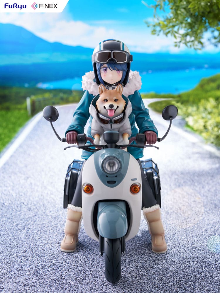 Laid Back Camp F:NEX statuette PVC 1/7 Rin Shima 20 cm