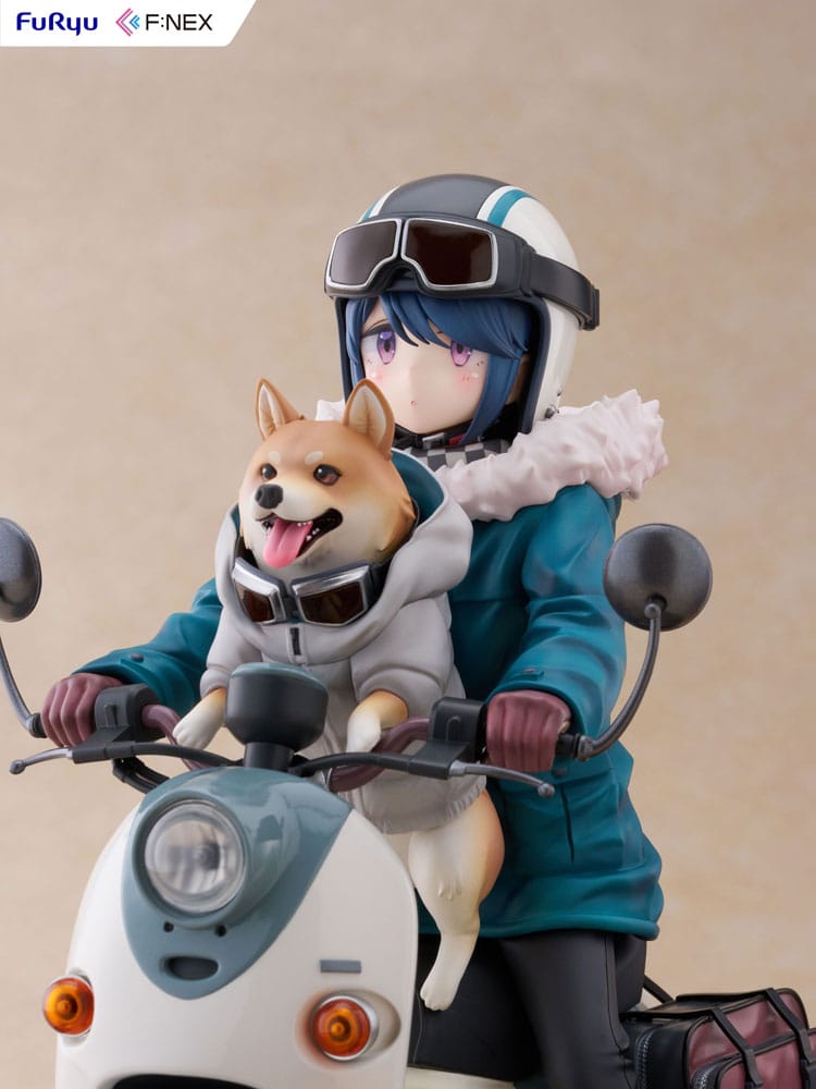 Laid Back Camp F:NEX statuette PVC 1/7 Rin Shima 20 cm