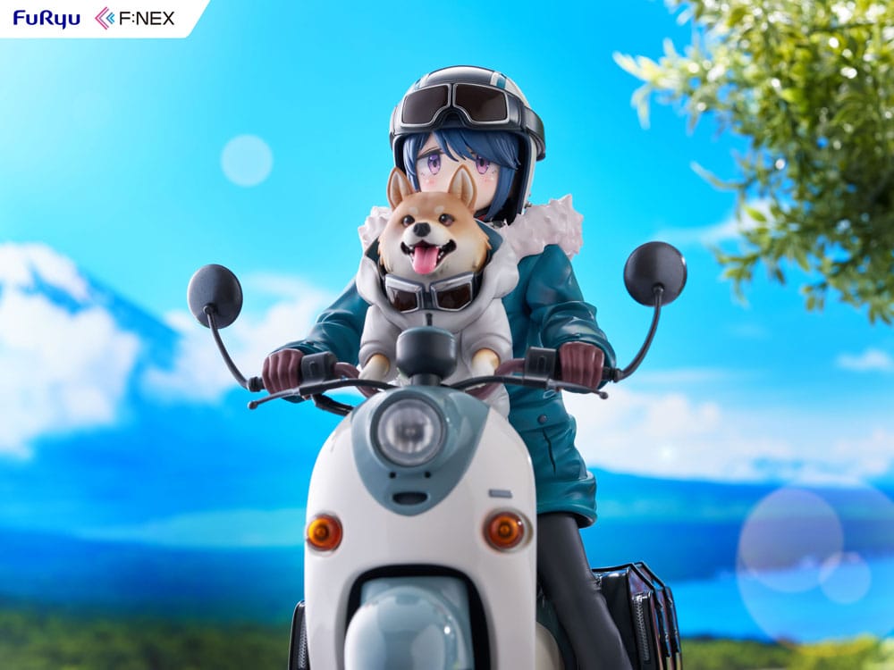 Laid Back Camp F:NEX statuette PVC 1/7 Rin Shima 20 cm