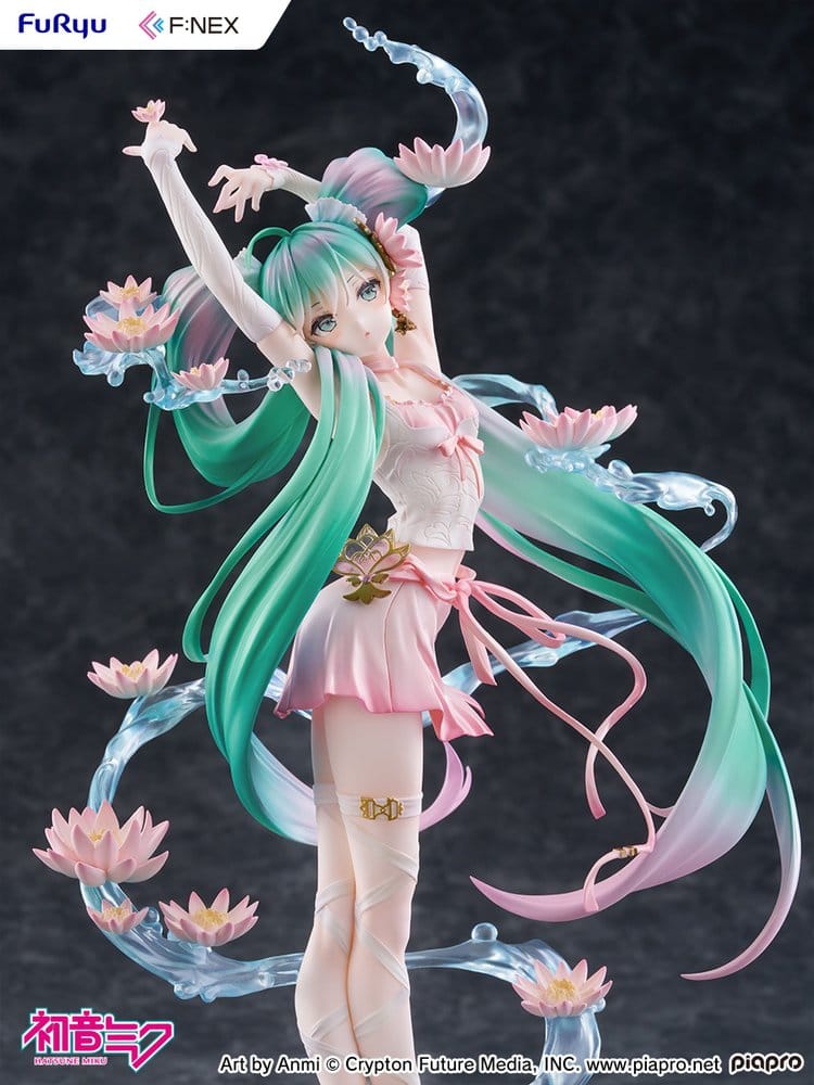Hatsune Miku F:NEX statuette PVC 1/7 Water lily Ver. 27 cm