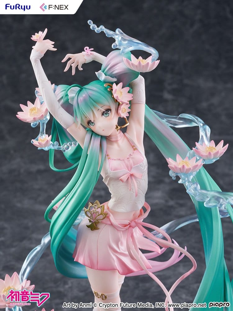 Hatsune Miku F:NEX statuette PVC 1/7 Water lily Ver. 27 cm