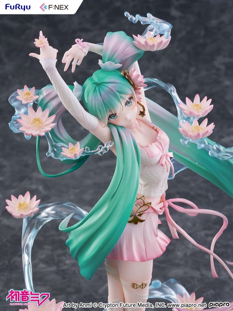 Hatsune Miku F:NEX statuette PVC 1/7 Water lily Ver. 27 cm