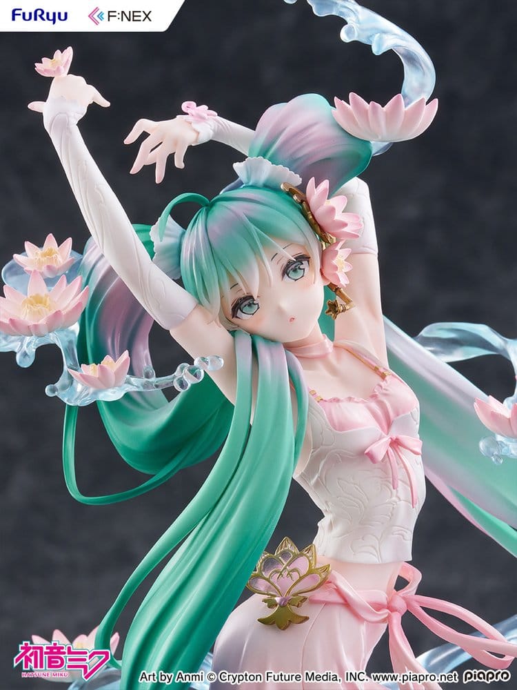 Hatsune Miku F:NEX statuette PVC 1/7 Water lily Ver. 27 cm