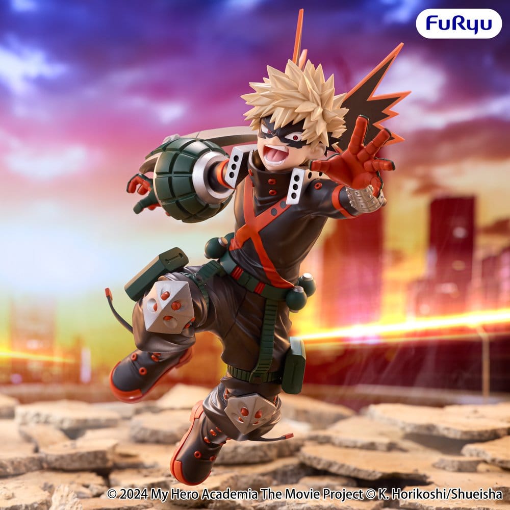 My Hero Academia: You're Next figurine PVC Muchute Katsuki Bakugo 25 cm
