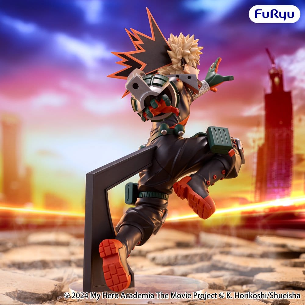 My Hero Academia: You're Next figurine PVC Muchute Katsuki Bakugo 25 cm
