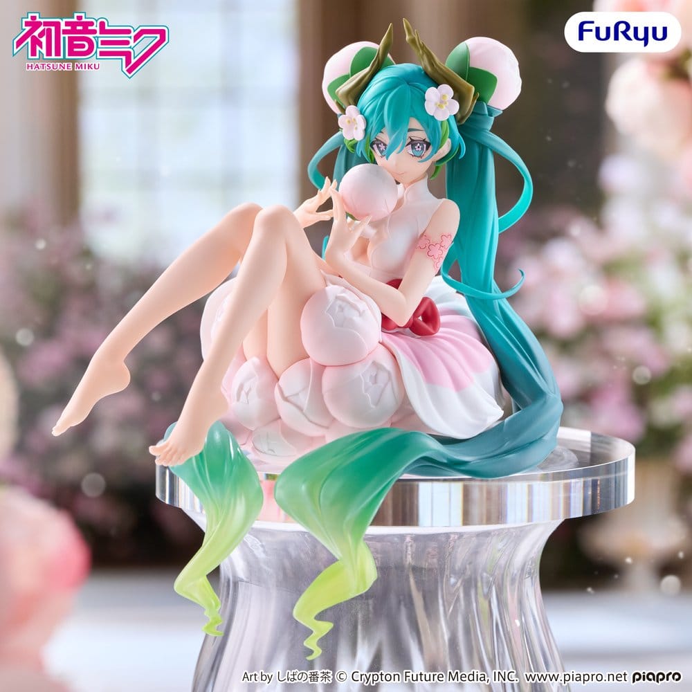 Hatsune Miku figurine PVC Noodle Stopper Flower Fairy White Plum Blossom 13 cm