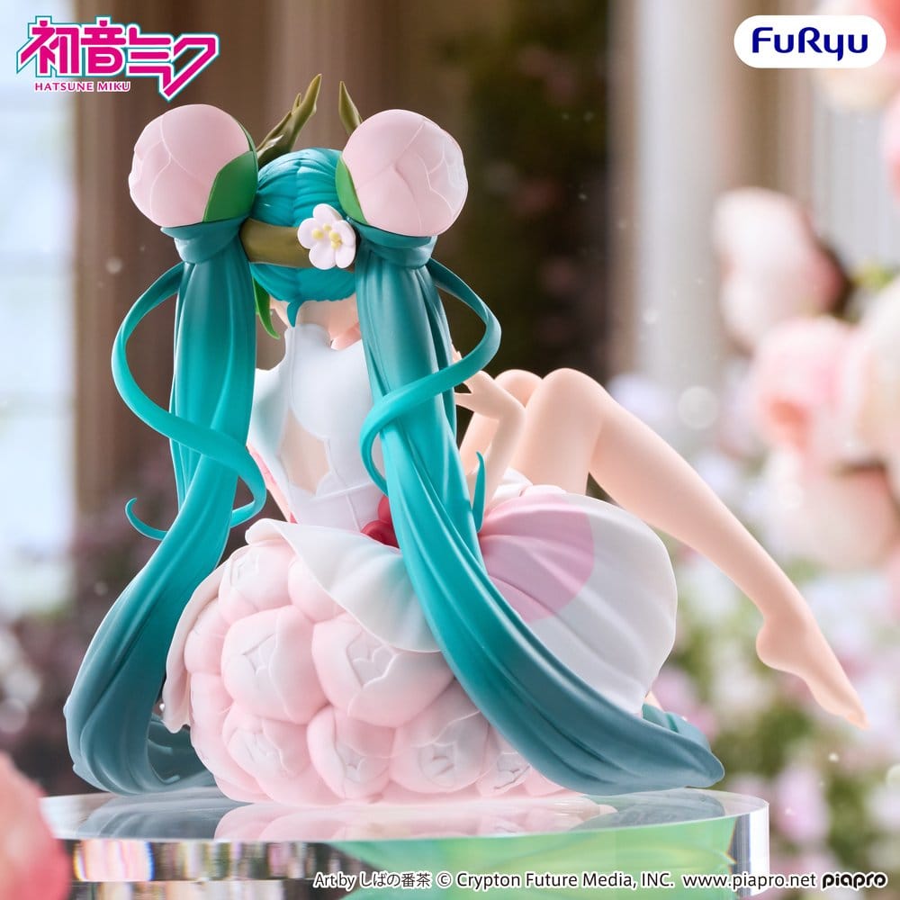 Hatsune Miku figurine PVC Noodle Stopper Flower Fairy White Plum Blossom 13 cm