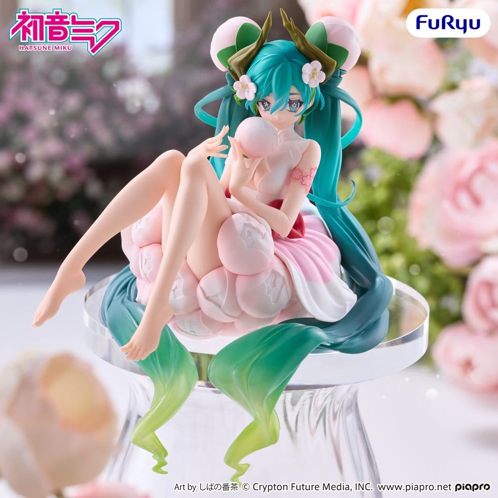 Hatsune Miku figurine PVC Noodle Stopper Flower Fairy White Plum Blossom 13 cm