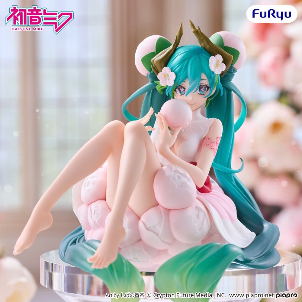 Hatsune Miku figurine PVC Noodle Stopper Flower Fairy White Plum Blossom 13 cm