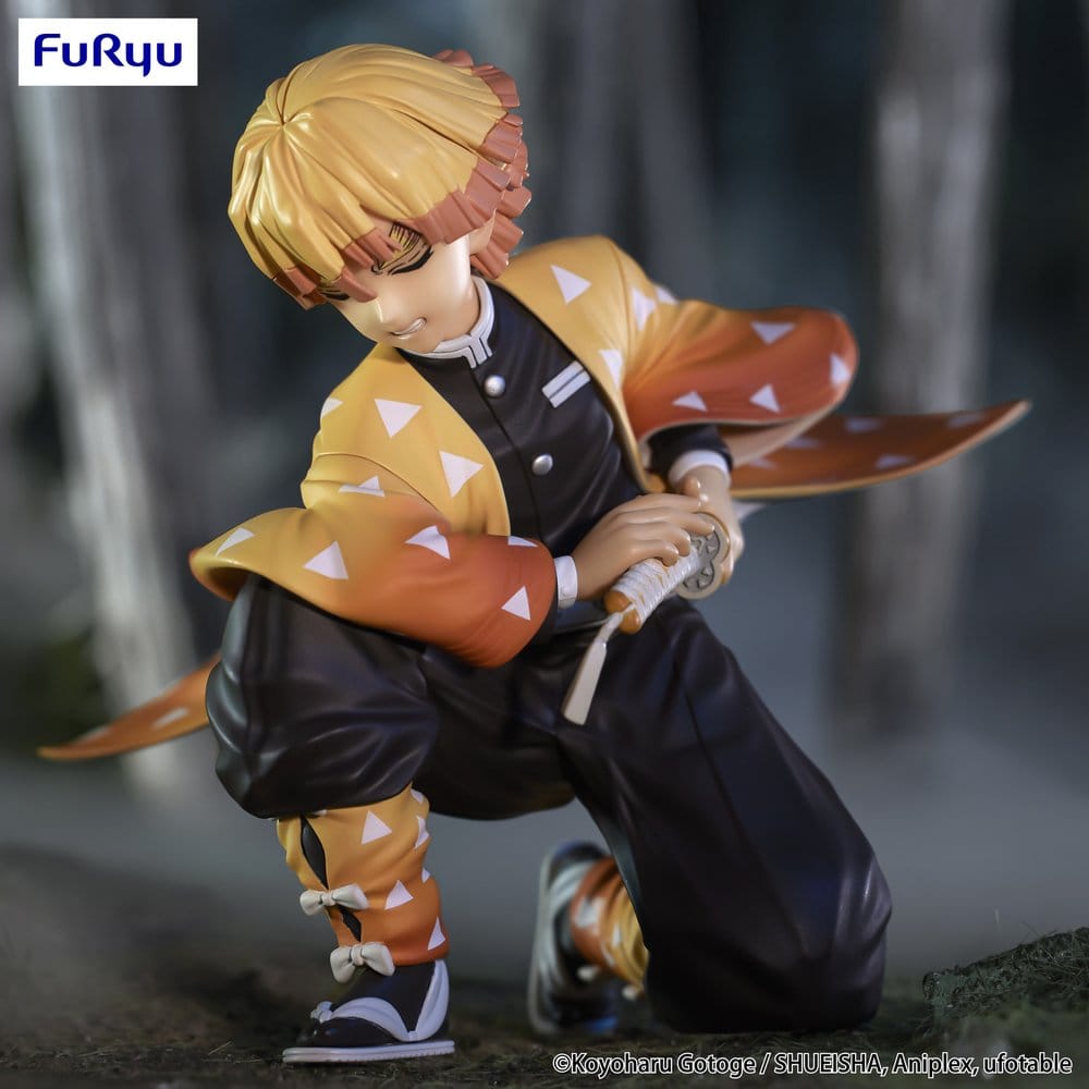 Demon Slayer: Kimetsu no Yaiba figurine PVC Noodle Stopper Agatsuma Zenitsu 10 cm