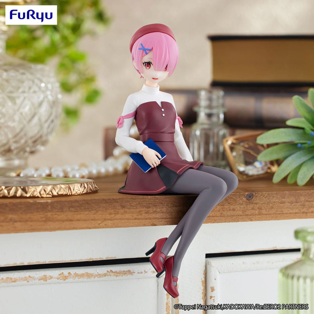 Re:Zero Starting Life in Another World statuette PVC Noodle Stopper Ram Book Girl Ver. 14 cm