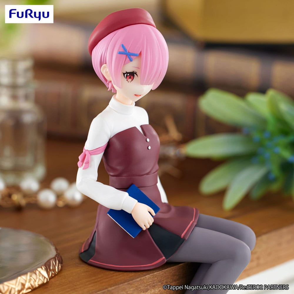Re:Zero Starting Life in Another World statuette PVC Noodle Stopper Ram Book Girl Ver. 14 cm