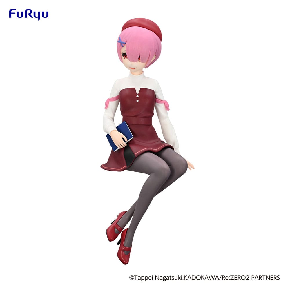 Re:Zero Starting Life in Another World statuette PVC Noodle Stopper Ram Book Girl Ver. 14 cm