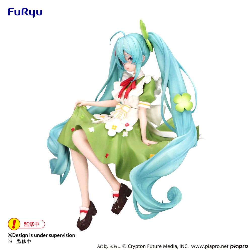 Hatsune Miku statuette PVC Noodle Stopper Flower Fairy Clover 15 cm