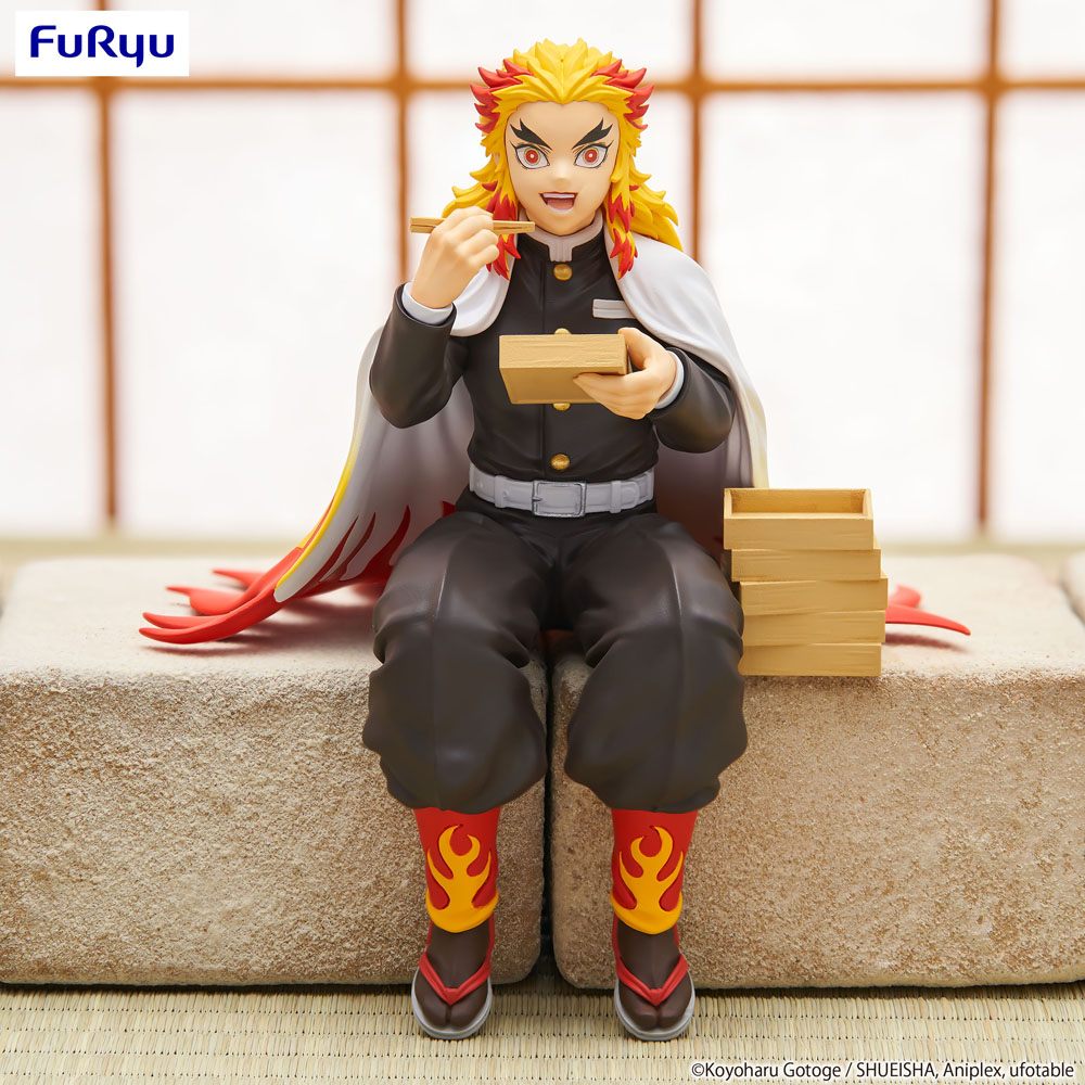 Demon Slayer: Kimetsu no Yaiba statuette PVC Noodle Stopper Rengoku Kyojuro 14 cm