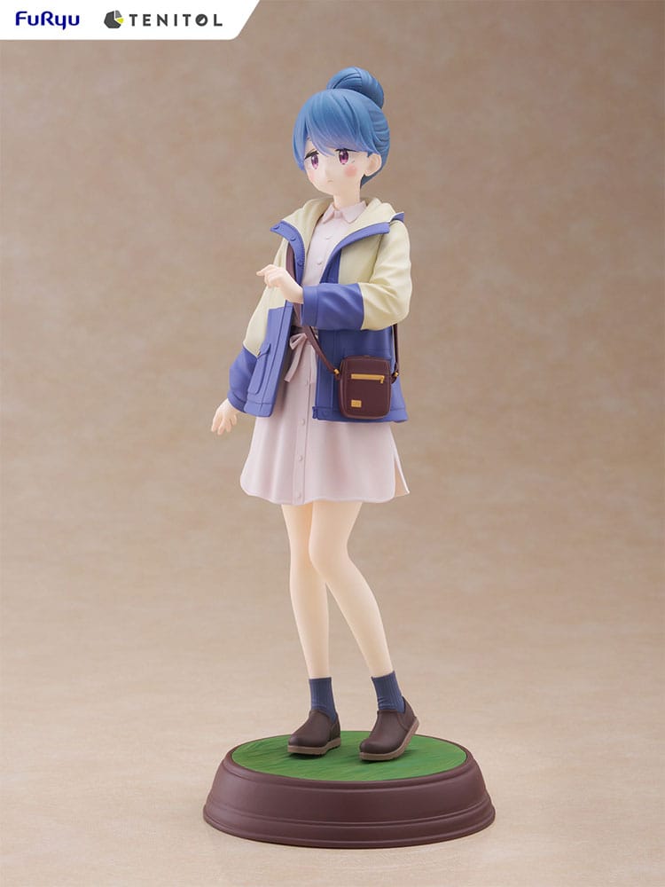 Laid-Back Camp statuette PVC Tenitol Rin Shima 23 cm