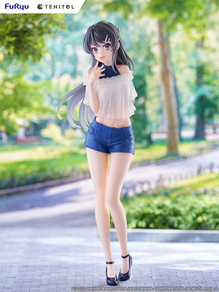 Rascal Does Not Dream of Bunny Girl Senpai statuette PVC Tenitol Mai Sakurajima 31 cm