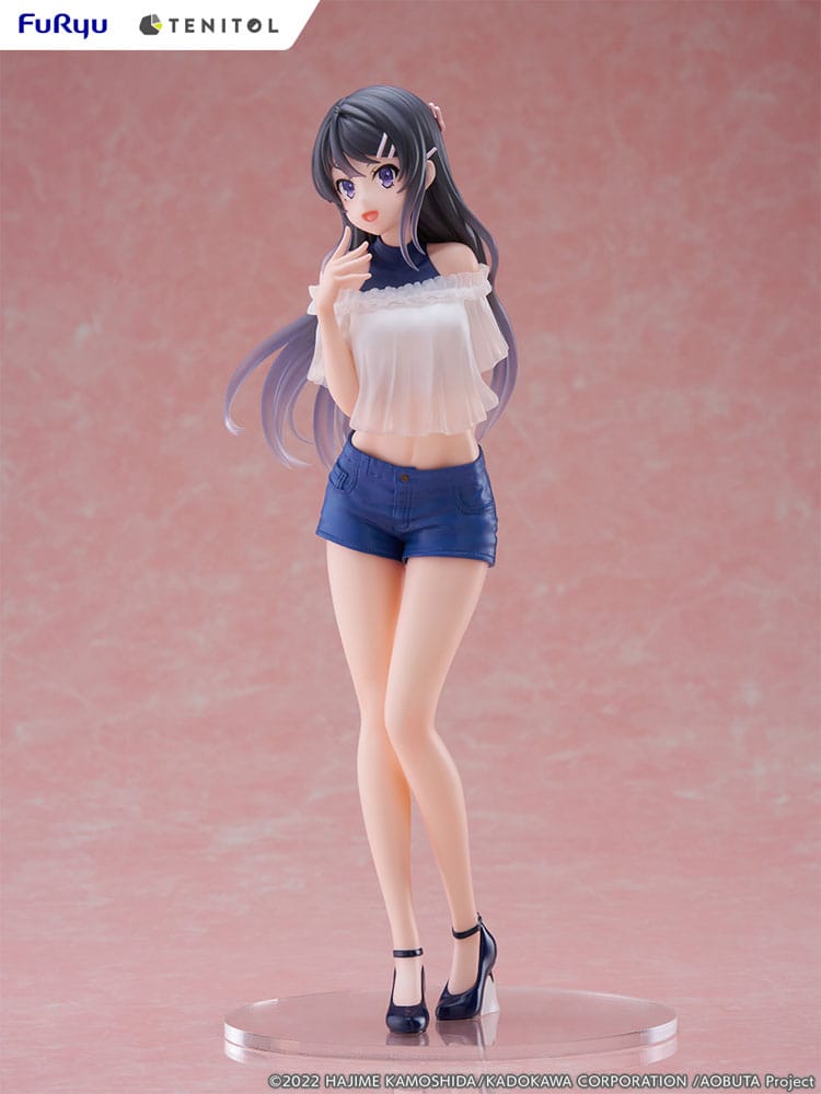 Rascal Does Not Dream of Bunny Girl Senpai statuette PVC Tenitol Mai Sakurajima 31 cm