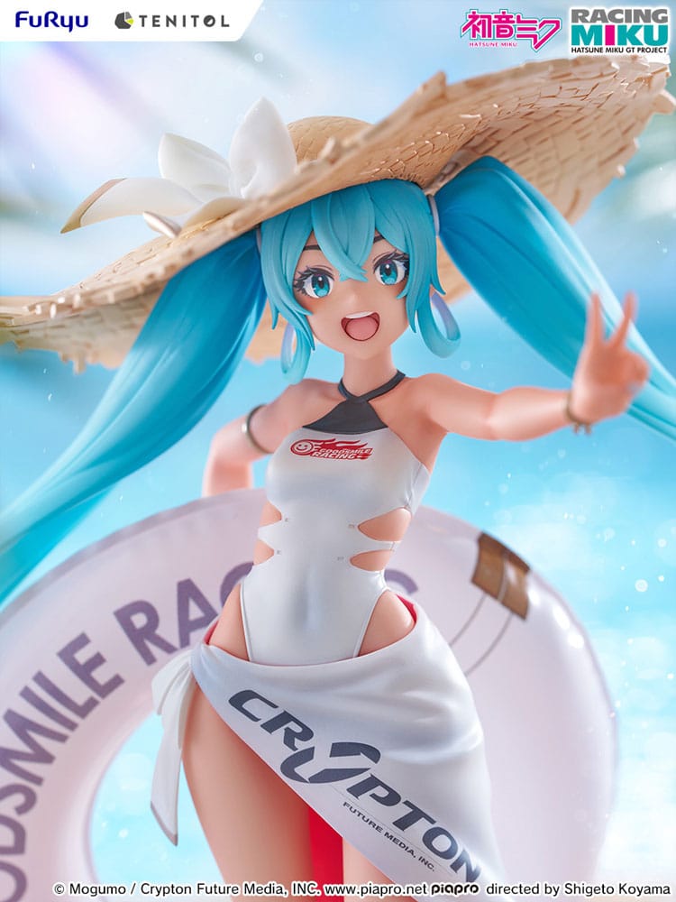 Hatsune Miku GT Project statuette PVC Tenitol 1/7 Racing Miku 2024: Tropical Ver. 21 cm