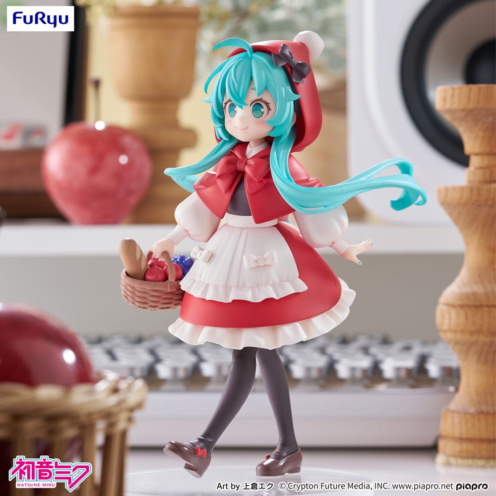 Hatsune Miku statuette PVC Desktop Fairy Hatsune Miku Little red riding hood Ver. 16 cm