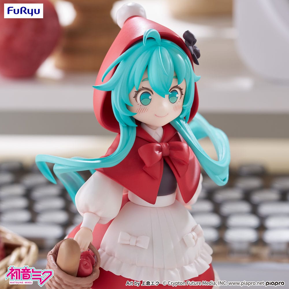 Hatsune Miku statuette PVC Desktop Fairy Hatsune Miku Little red riding hood Ver. 16 cm