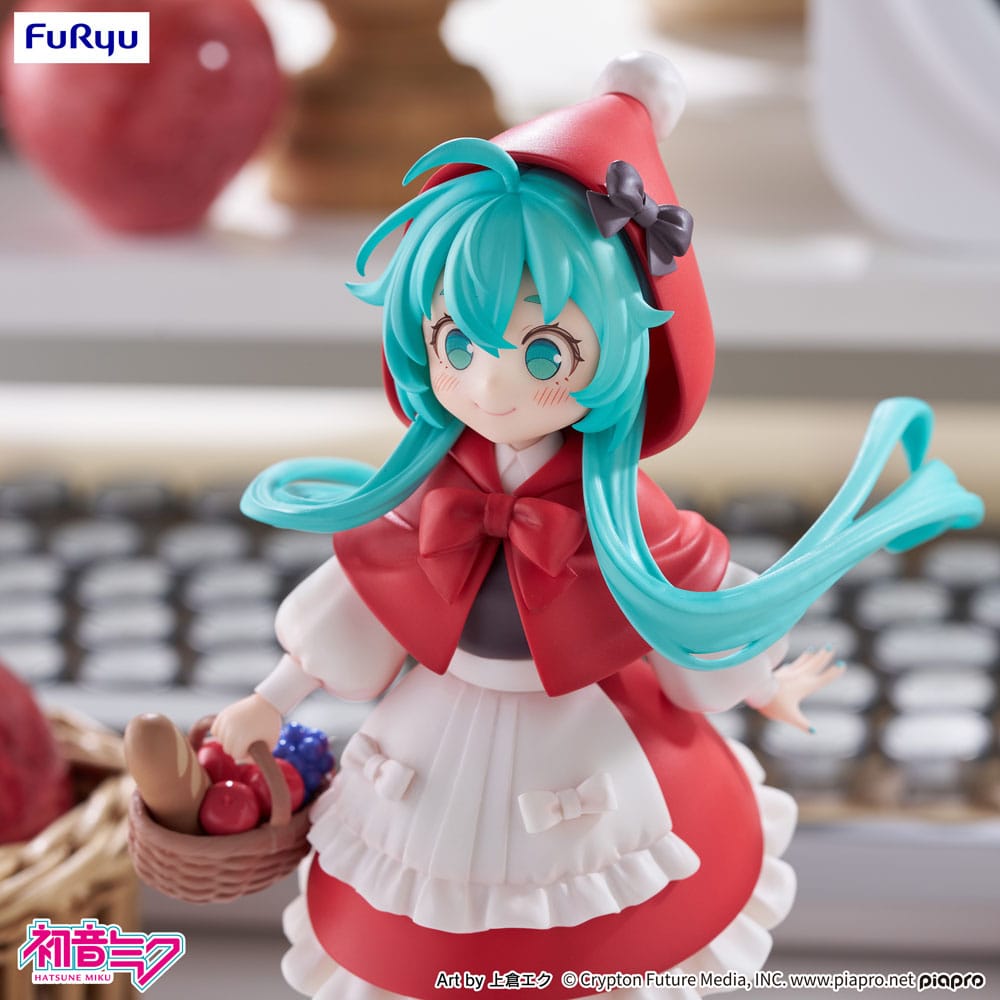 Hatsune Miku statuette PVC Desktop Fairy Hatsune Miku Little red riding hood Ver. 16 cm