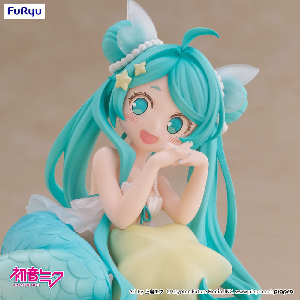 Hatsune Miku statuette PVC Desktop Fairy Hatsune Miku Mermaid princess Ver. 9 cm