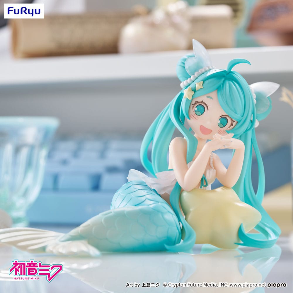 Hatsune Miku statuette PVC Desktop Fairy Hatsune Miku Mermaid princess Ver. 9 cm