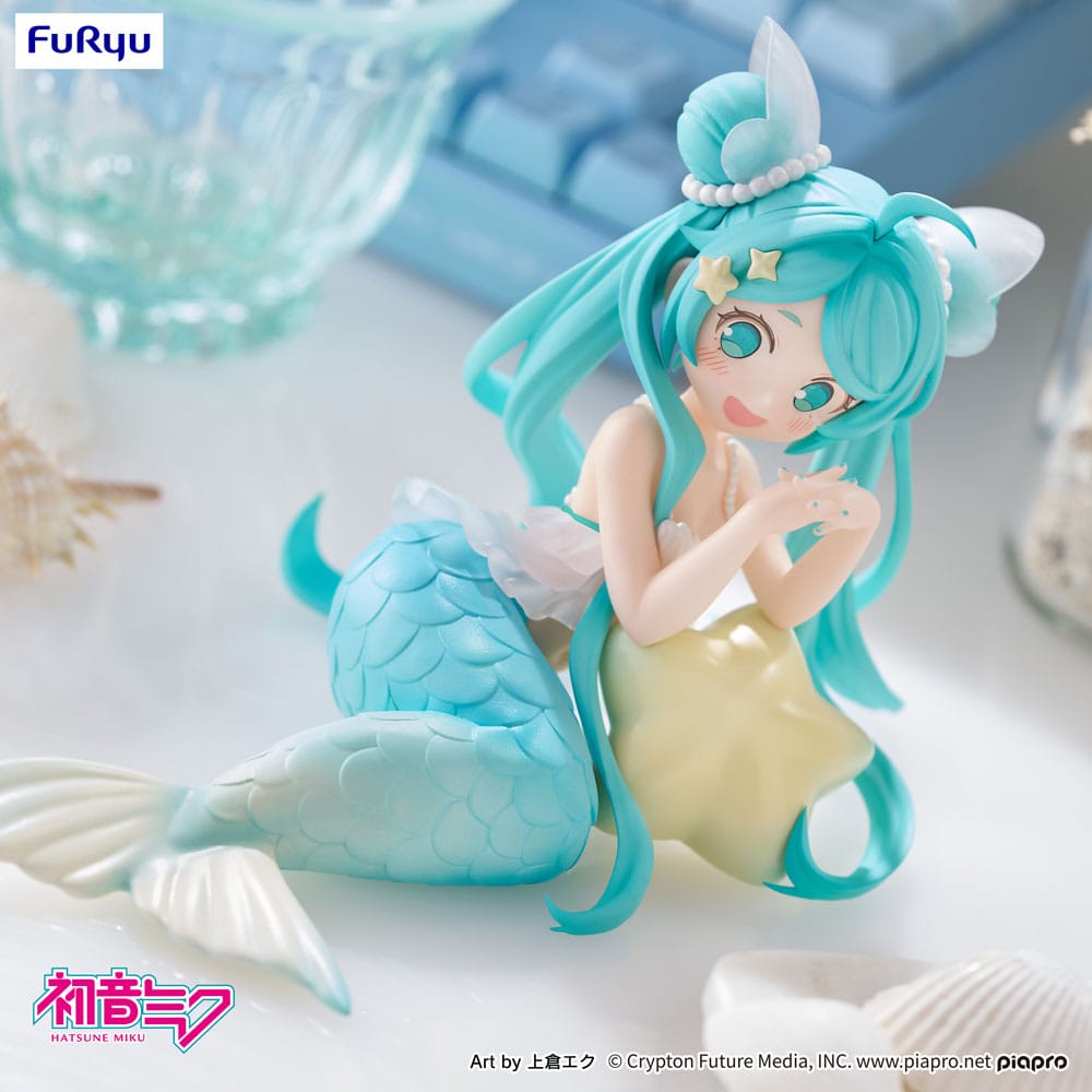 Hatsune Miku statuette PVC Desktop Fairy Hatsune Miku Mermaid princess Ver. 9 cm