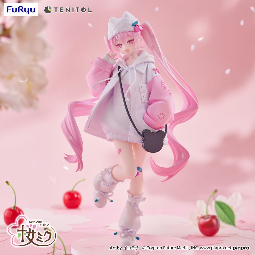 Hatsune Miku statuette PVC Tenitol Sakura Miku Cool style [petit] 19 cm