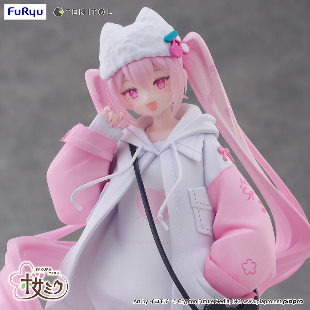 Hatsune Miku statuette PVC Tenitol Sakura Miku Cool style [petit] 19 cm