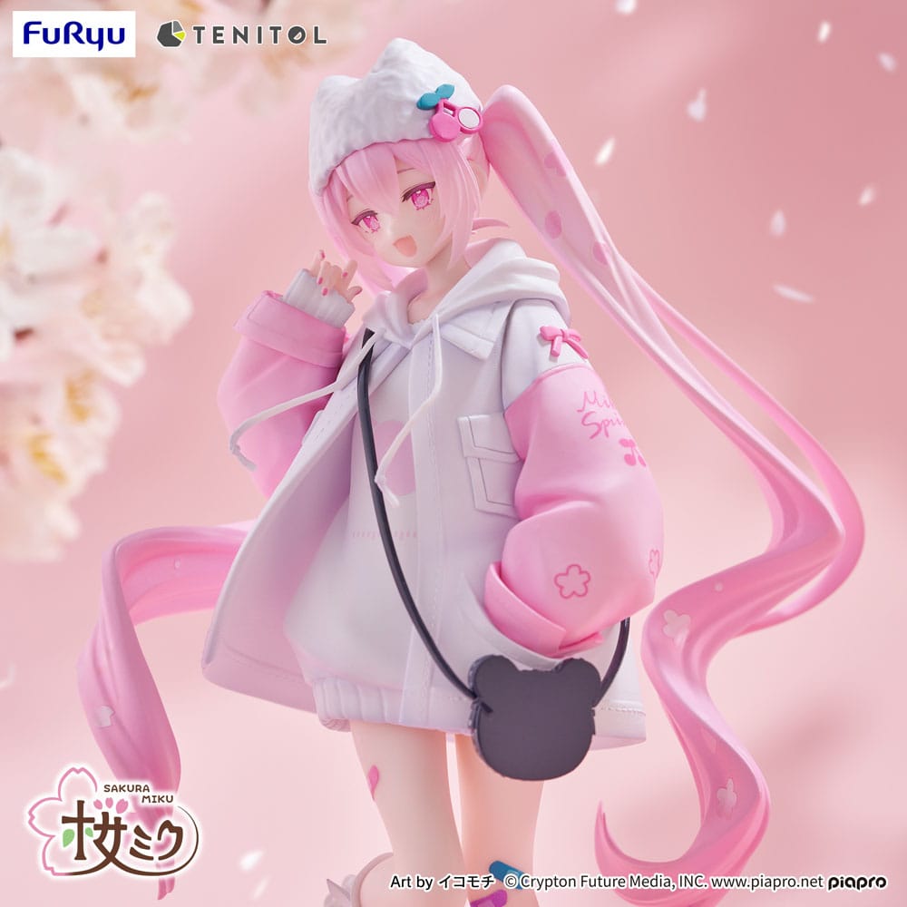 Hatsune Miku statuette PVC Tenitol Sakura Miku Cool style [petit] 19 cm