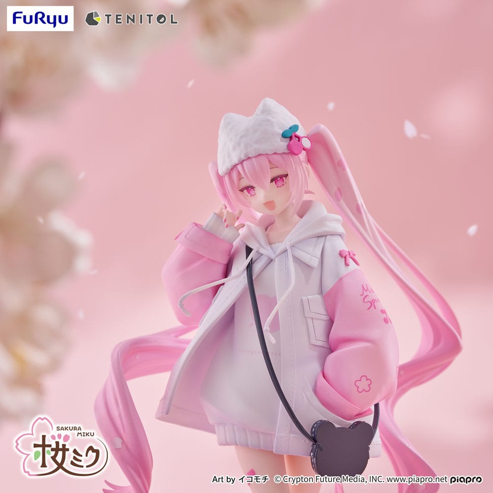 Hatsune Miku statuette PVC Tenitol Sakura Miku Cool style [petit] 19 cm