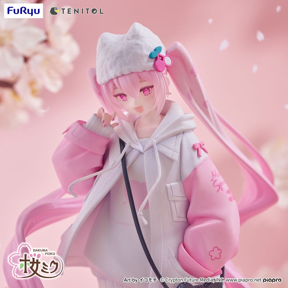 Hatsune Miku statuette PVC Tenitol Sakura Miku Cool style [petit] 19 cm