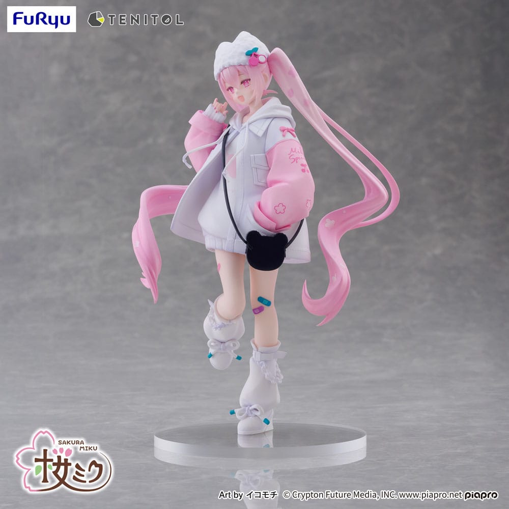 Hatsune Miku statuette PVC Tenitol Sakura Miku Cool style [petit] 19 cm