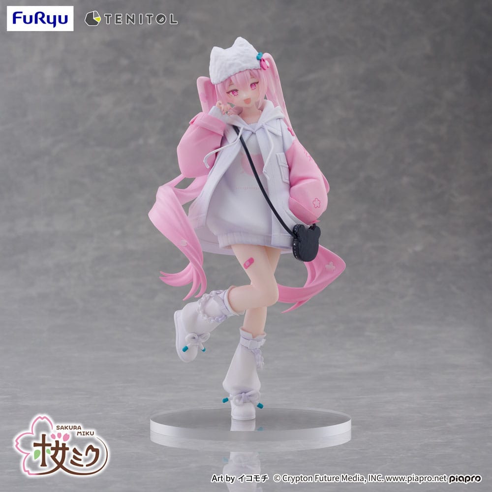 Hatsune Miku statuette PVC Tenitol Sakura Miku Cool style [petit] 19 cm