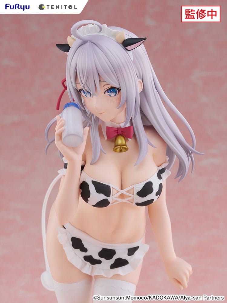 Alya Sometimes Hides Her Feelings in Russian statuette PVC Tenitol Tall Alya Cow Costume Ver. 29 cm