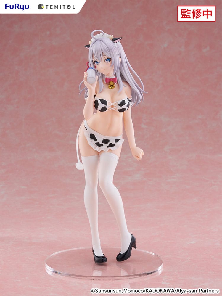Alya Sometimes Hides Her Feelings in Russian statuette PVC Tenitol Tall Alya Cow Costume Ver. 29 cm