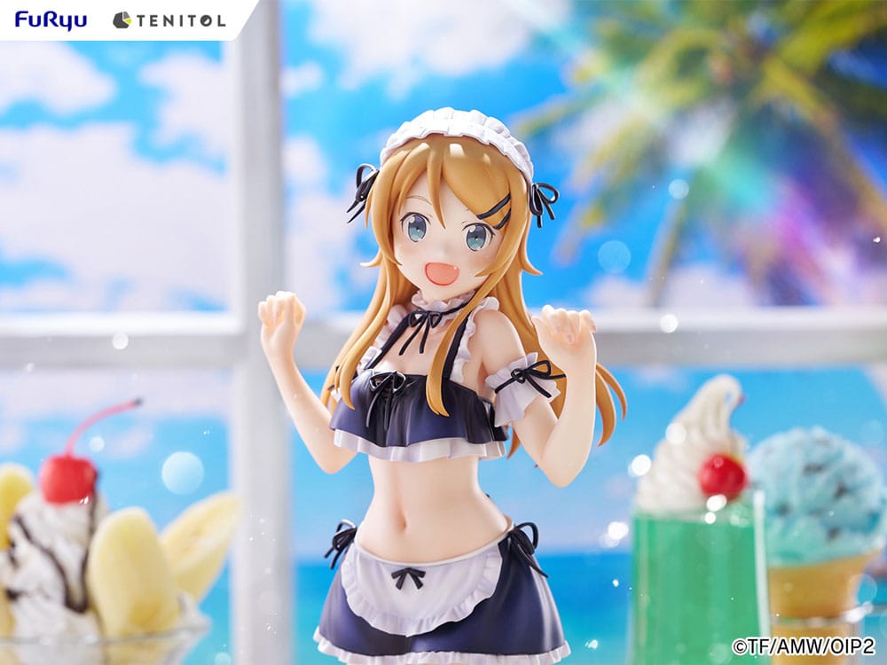 Ore no Imouto ga Konna ni Kawaii Wake ga Nai. statuette PVC Tenitol Tall Kousaka Kirino swimsuits maid Ver. 30 cm