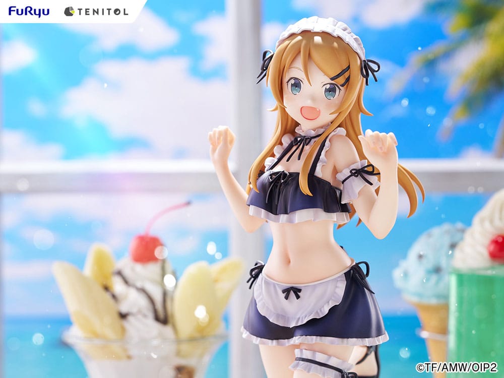 Ore no Imouto ga Konna ni Kawaii Wake ga Nai. statuette PVC Tenitol Tall Kousaka Kirino swimsuits maid Ver. 30 cm