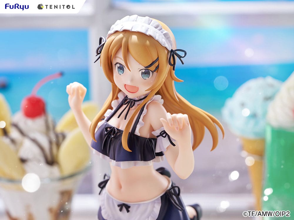 Ore no Imouto ga Konna ni Kawaii Wake ga Nai. statuette PVC Tenitol Tall Kousaka Kirino swimsuits maid Ver. 30 cm