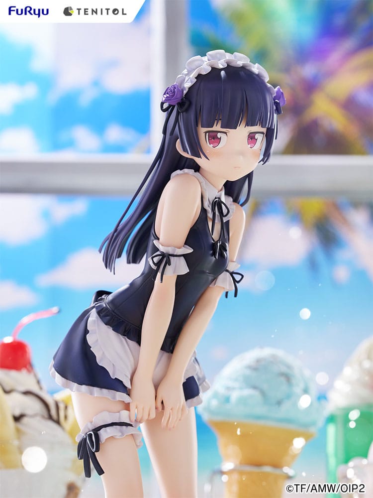 Ore no Imouto ga Konna ni Kawaii Wake ga Nai. statuette PVC Tenitol Tall Kuroneko swimsuits maid Ver. 27 cm