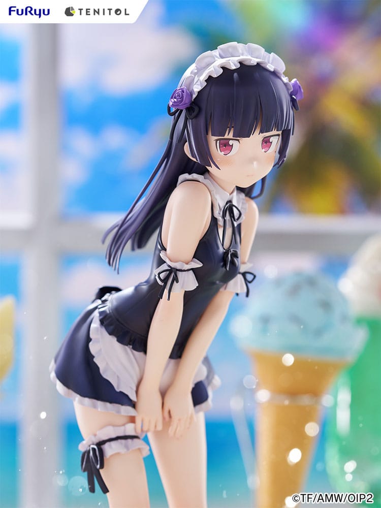 Ore no Imouto ga Konna ni Kawaii Wake ga Nai. statuette PVC Tenitol Tall Kuroneko swimsuits maid Ver. 27 cm