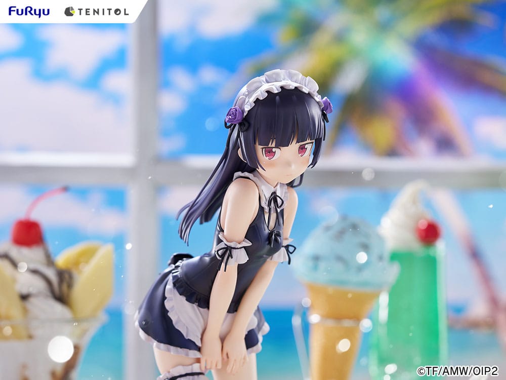 Ore no Imouto ga Konna ni Kawaii Wake ga Nai. statuette PVC Tenitol Tall Kuroneko swimsuits maid Ver. 27 cm