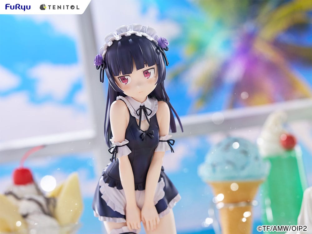 Ore no Imouto ga Konna ni Kawaii Wake ga Nai. statuette PVC Tenitol Tall Kuroneko swimsuits maid Ver. 27 cm